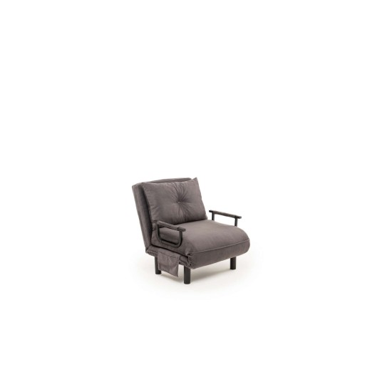 1-Seat Sofa-Bed Sento Single - Grey Grey 1-Seat Sofa-Bed Sento Single - Grey Grey