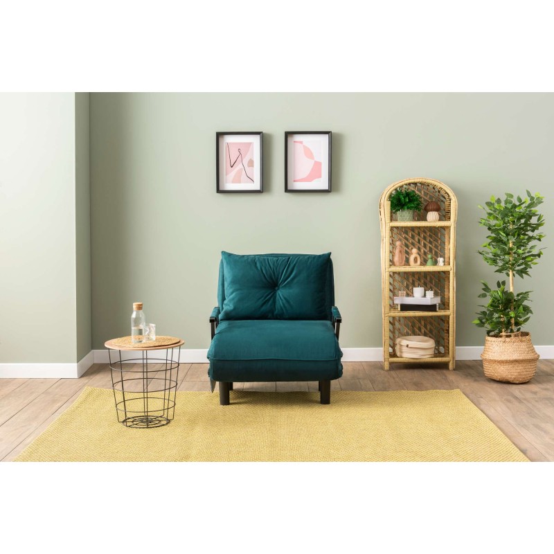 1-Seat Sofa-Bed Sento Single - Petrol Green Petrol Green
