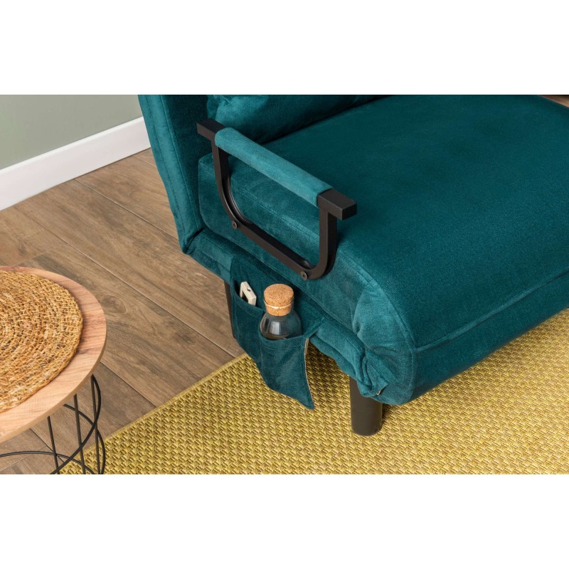 1-Seat Sofa-Bed Sento Single - Petrol Green Petrol Green