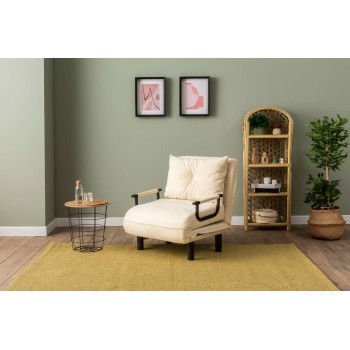 1-Seat Sofa-Bed Sento Single - Cream Cream