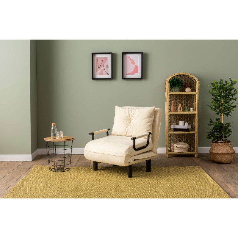 1-Seat Sofa-Bed Sento Single - Cream Cream
