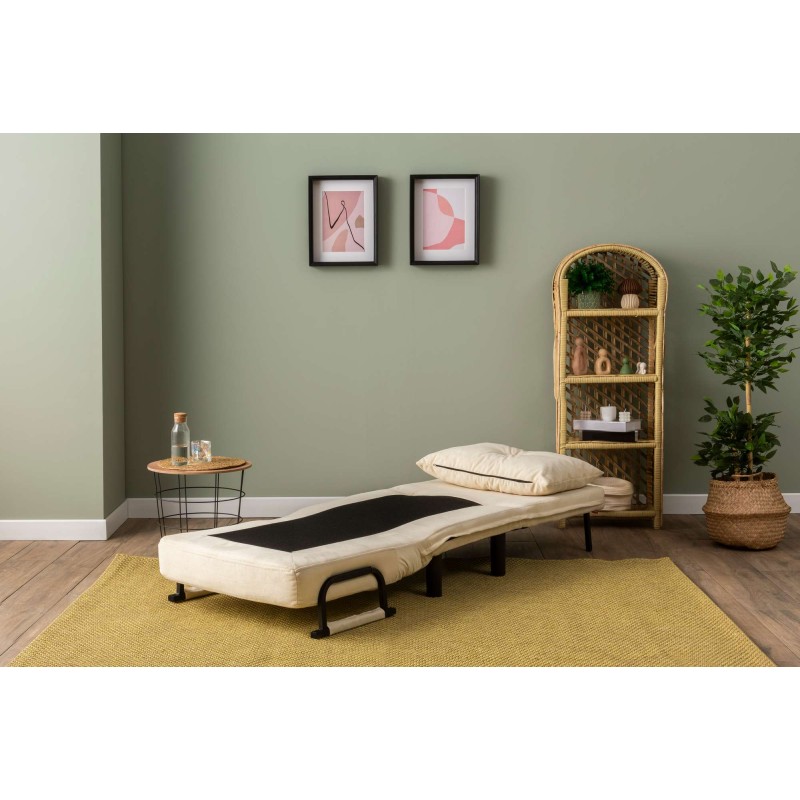 1-Seat Sofa-Bed Sento Single - Cream Cream
