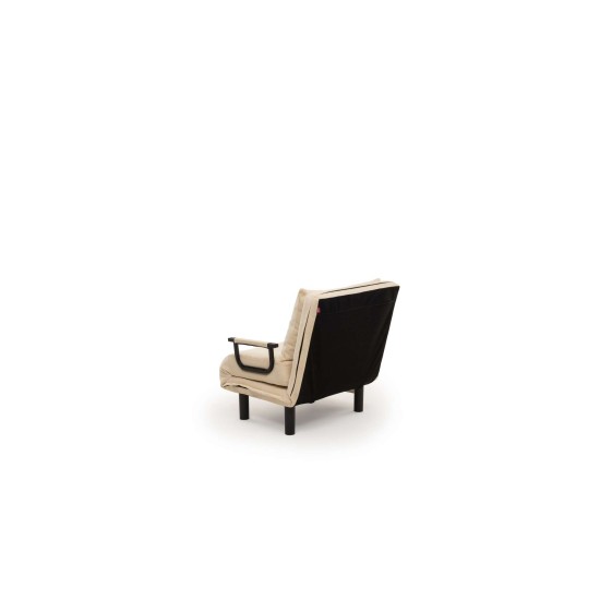 1-Seat Sofa-Bed Sento Single - Cream Cream 1-Seat Sofa-Bed Sento Single - Cream Cream