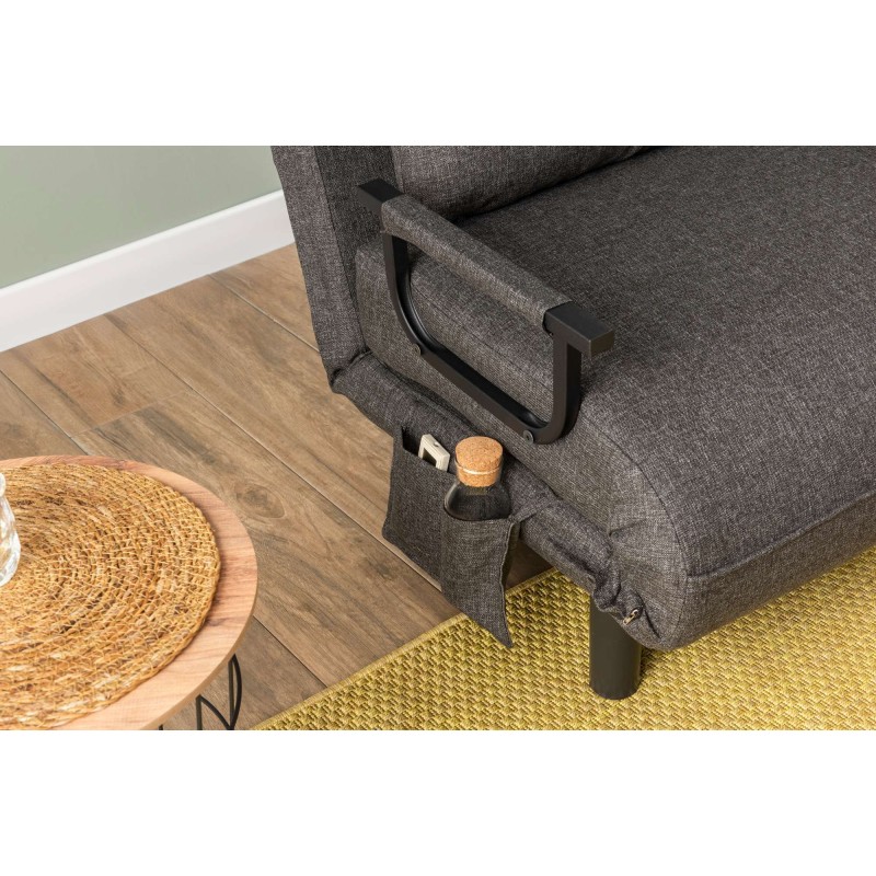 1-Seat Sofa-Bed Sento Single - Dark Grey Dark Grey