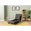 1-Seat Sofa-Bed Sento Single - Dark Grey Dark Grey