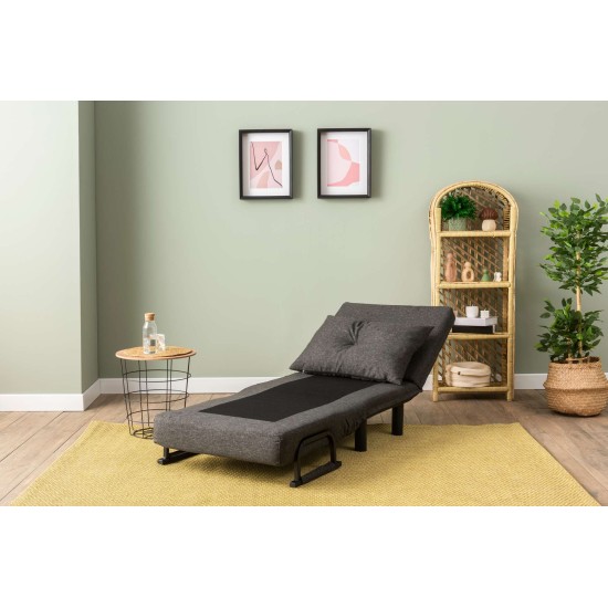 1-Seat Sofa-Bed Sento Single - Dark Grey Dark Grey