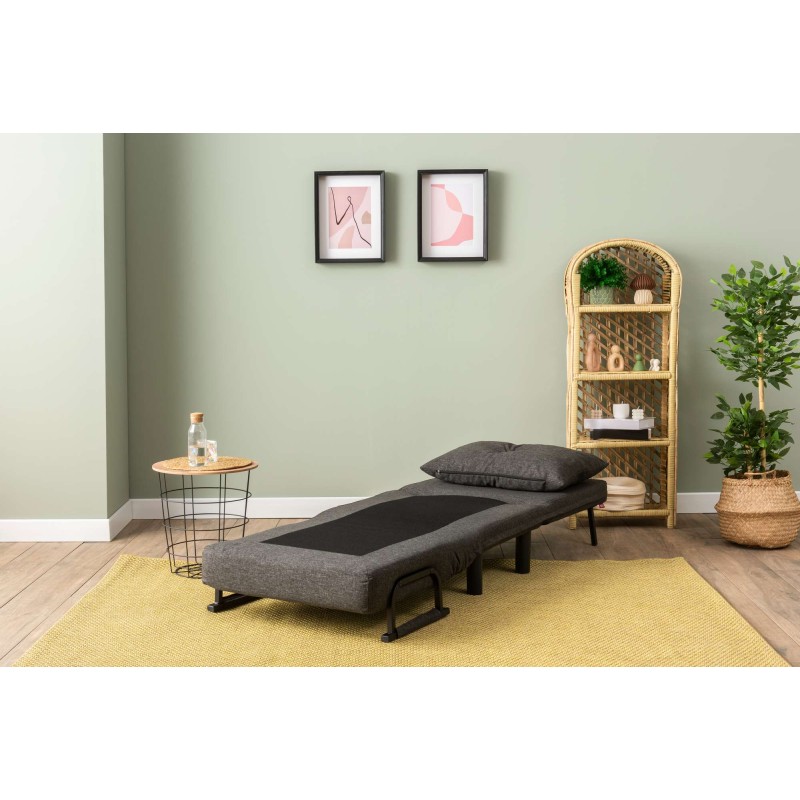 1-Seat Sofa-Bed Sento Single - Dark Grey Dark Grey