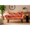 Atelier del Sofa 2-Seat Sofa-Bed Chatto - Patchwork Multicolor