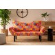 Atelier del Sofa 2-Seat Sofa-Bed Chatto - Patchwork Multicolor