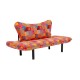 Atelier del Sofa 2-Seat Sofa-Bed Chatto - Patchwork Multicolor