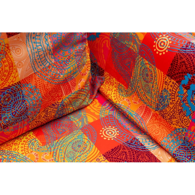 Atelier del Sofa 2-Seat Sofa-Bed Chatto - Patchwork Multicolor