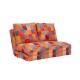 Διθέσιος Καναπές  Taida - Χρώμα Patchwork Multicolor -120x68x26εκ