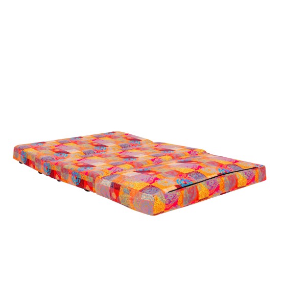 Διθέσιος Καναπές  Taida - Χρώμα Patchwork Multicolor -120x68x26εκ