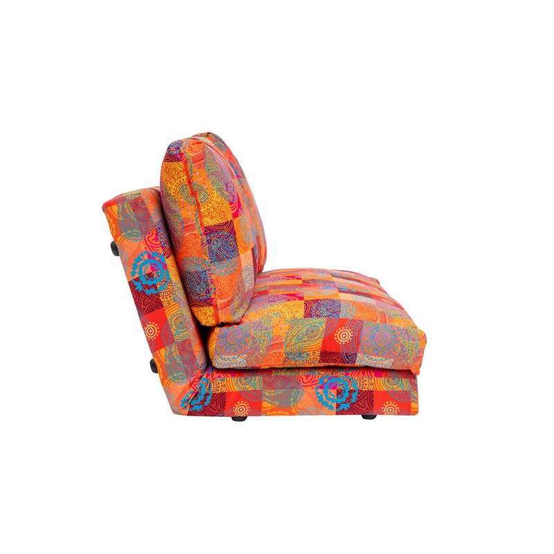 Διθέσιος Καναπές  Taida - Χρώμα Patchwork Multicolor -120x68x26εκ