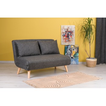 2-Seat Sofa-Bed Folde 2-Seater - Dark Grey Dark Grey