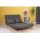 2-Seat Sofa-Bed Folde 2-Seater - Dark Grey Dark Grey