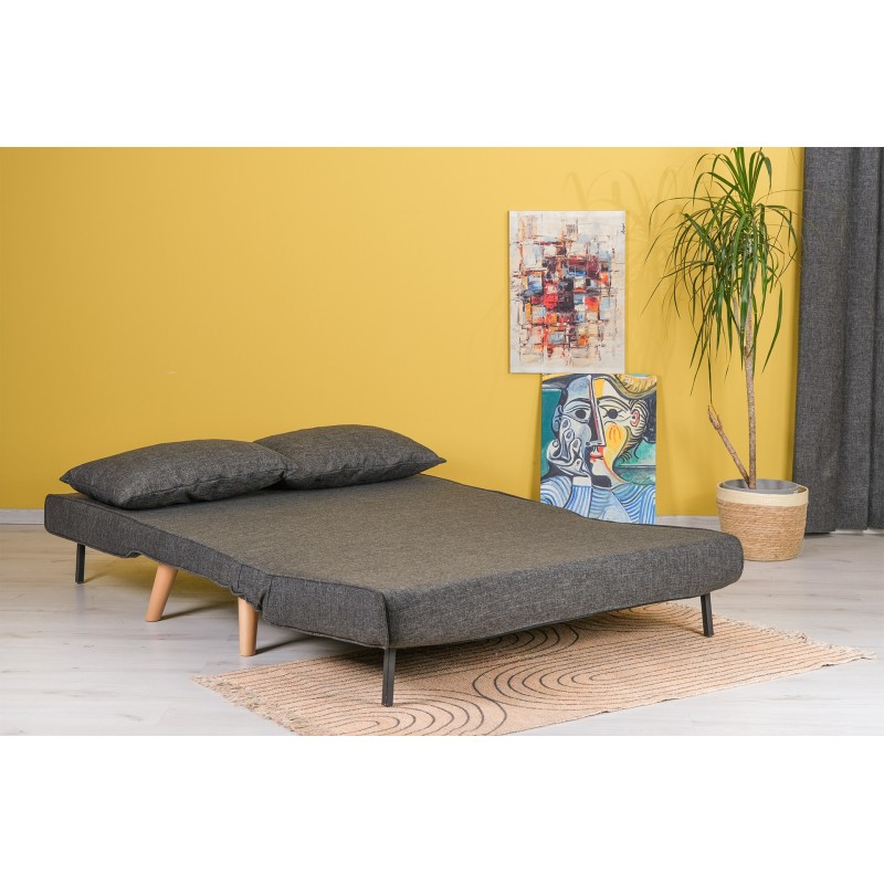 2-Seat Sofa-Bed Folde 2-Seater - Dark Grey Dark Grey