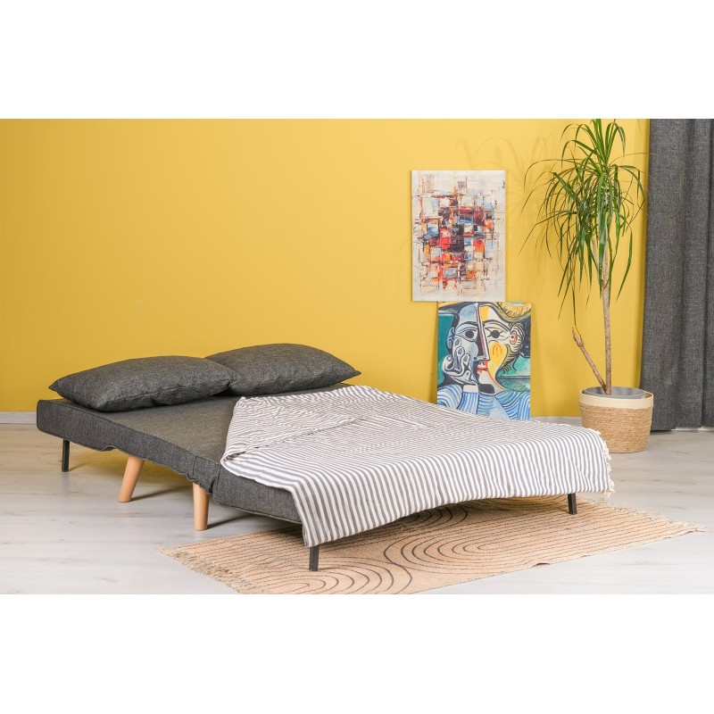 2-Seat Sofa-Bed Folde 2-Seater - Dark Grey Dark Grey