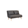 2-Seat Sofa-Bed Folde 2-Seater - Dark Grey Dark Grey