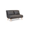 2-Seat Sofa-Bed Folde 2-Seater - Dark Grey Dark Grey
