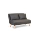 2-Seat Sofa-Bed Folde 2-Seater - Dark Grey Dark Grey