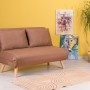 2-Seat Sofa-Bed Folde 2-Seater - Brown Brown