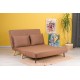 2-Seat Sofa-Bed Folde 2-Seater - Brown Brown Atelier del Sofa 2-Seat Sofa-Bed Folde 2-Seater - Brown Brown