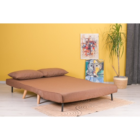 2-Seat Sofa-Bed Folde 2-Seater - Brown Brown Atelier del Sofa 2-Seat Sofa-Bed Folde 2-Seater - Brown Brown