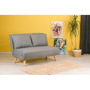 2-Seat Sofa-Bed Folde 2-Seater - Light Grey Light Grey