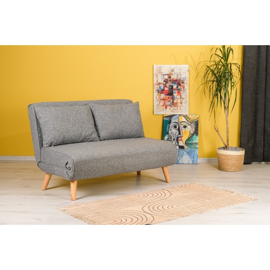 2-Seat Sofa-Bed Folde 2-Seater - Light Grey Light Grey Atelier del Sofa 2-Seat Sofa-Bed Folde 2-Seater - Light Grey Light Grey