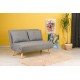 2-Seat Sofa-Bed Folde 2-Seater - Light Grey Light Grey Atelier del Sofa 2-Seat Sofa-Bed Folde 2-Seater - Light Grey Light Grey