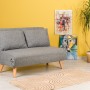 2-Seat Sofa-Bed Folde 2-Seater - Light Grey Light Grey