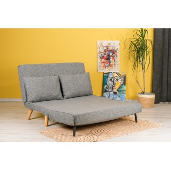 2-Seat Sofa-Bed Folde 2-Seater - Light Grey Light Grey
