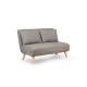 2-Seat Sofa-Bed Folde 2-Seater - Light Grey Light Grey Atelier del Sofa 2-Seat Sofa-Bed Folde 2-Seater - Light Grey Light Grey