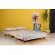 Διθέσιος Καναπές Κρεβάτι Folde - Χρώμα Cream - 120x50x40εκ