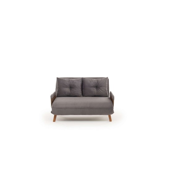 2-Seat Sofa-Bed Cosmo 2-Seater - Grey Grey 2-Seat Sofa-Bed Cosmo 2-Seater - Grey Grey
