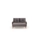2-Seat Sofa-Bed Cosmo 2-Seater - Grey Grey 2-Seat Sofa-Bed Cosmo 2-Seater - Grey Grey