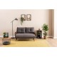 2-Seat Sofa-Bed Cosmo 2-Seater - Grey Grey 2-Seat Sofa-Bed Cosmo 2-Seater - Grey Grey