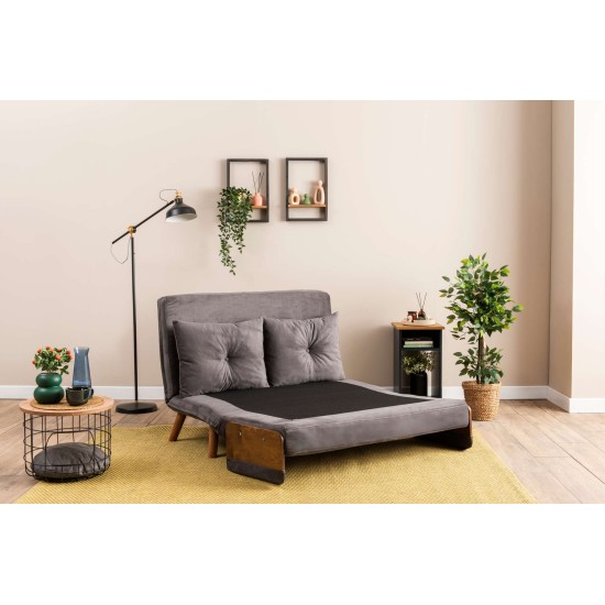 2-Seat Sofa-Bed Cosmo 2-Seater - Grey Grey 2-Seat Sofa-Bed Cosmo 2-Seater - Grey Grey