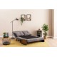 2-Seat Sofa-Bed Cosmo 2-Seater - Grey Grey 2-Seat Sofa-Bed Cosmo 2-Seater - Grey Grey