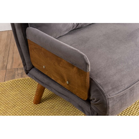 2-Seat Sofa-Bed Cosmo 2-Seater - Grey Grey 2-Seat Sofa-Bed Cosmo 2-Seater - Grey Grey
