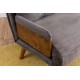 2-Seat Sofa-Bed Cosmo 2-Seater - Grey Grey 2-Seat Sofa-Bed Cosmo 2-Seater - Grey Grey