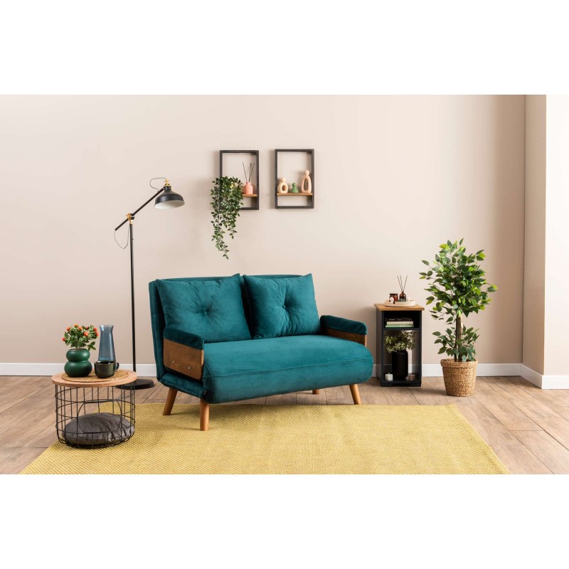 2-Seat Sofa-Bed Cosmo 2-Seater - Petrol Green Petrol Green