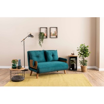 2-Seat Sofa-Bed Cosmo 2-Seater - Petrol Green Petrol Green