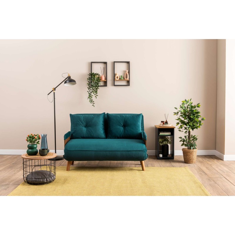 2-Seat Sofa-Bed Cosmo 2-Seater - Petrol Green Petrol Green