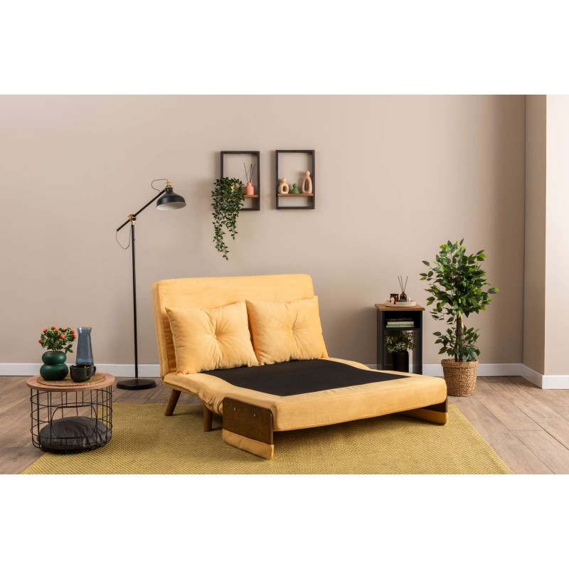 2-Seat Sofa-Bed Cosmo 2-Seater - Mustard Mustard