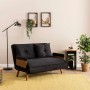 2-Seat Sofa-Bed Cosmo 2-Seater - Black Black