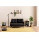 2-Seat Sofa-Bed Cosmo 2-Seater - Black Black 2-Seat Sofa-Bed Cosmo 2-Seater - Black Black