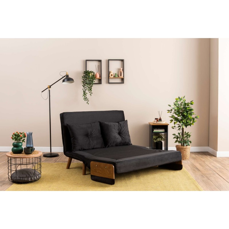 2-Seat Sofa-Bed Cosmo 2-Seater - Black Black