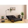 2-Seat Sofa-Bed Cosmo 2-Seater - Black Black
